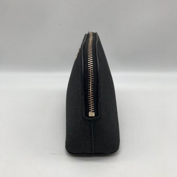 Kate Spade Black Glitter Fabric Joeley Dome Pouch - Picture 4 of 10
